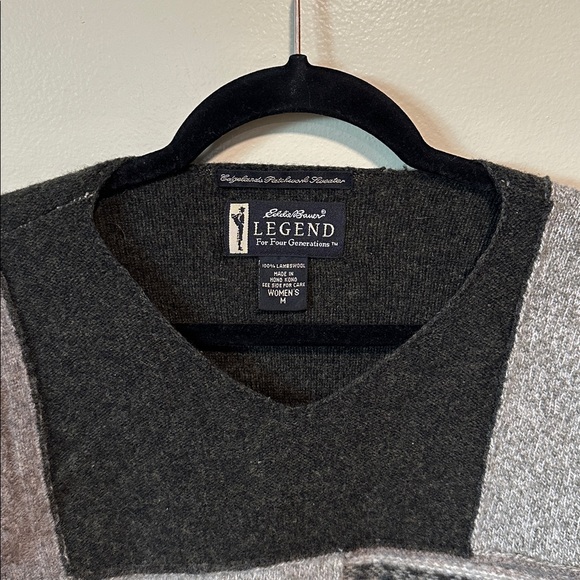 Vintage Eddie Bauer 100% Lambswool Sweater Size Medium - Picture 3 of 6
